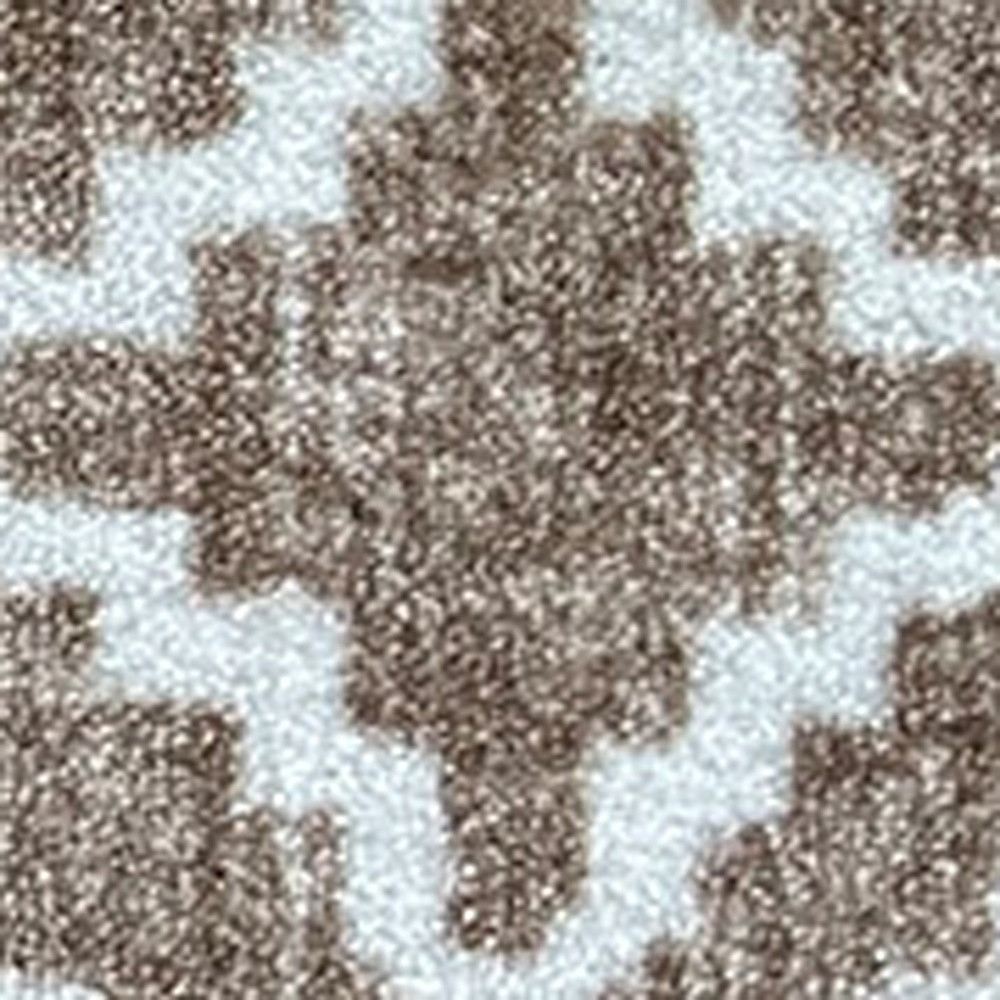 2 X 3 Sand Moroccan Machine Tufted Area Rug With UV Protection