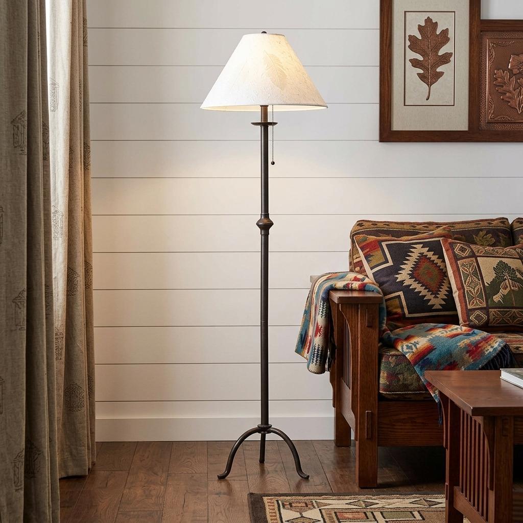 HomeRoots Floor Lamp
