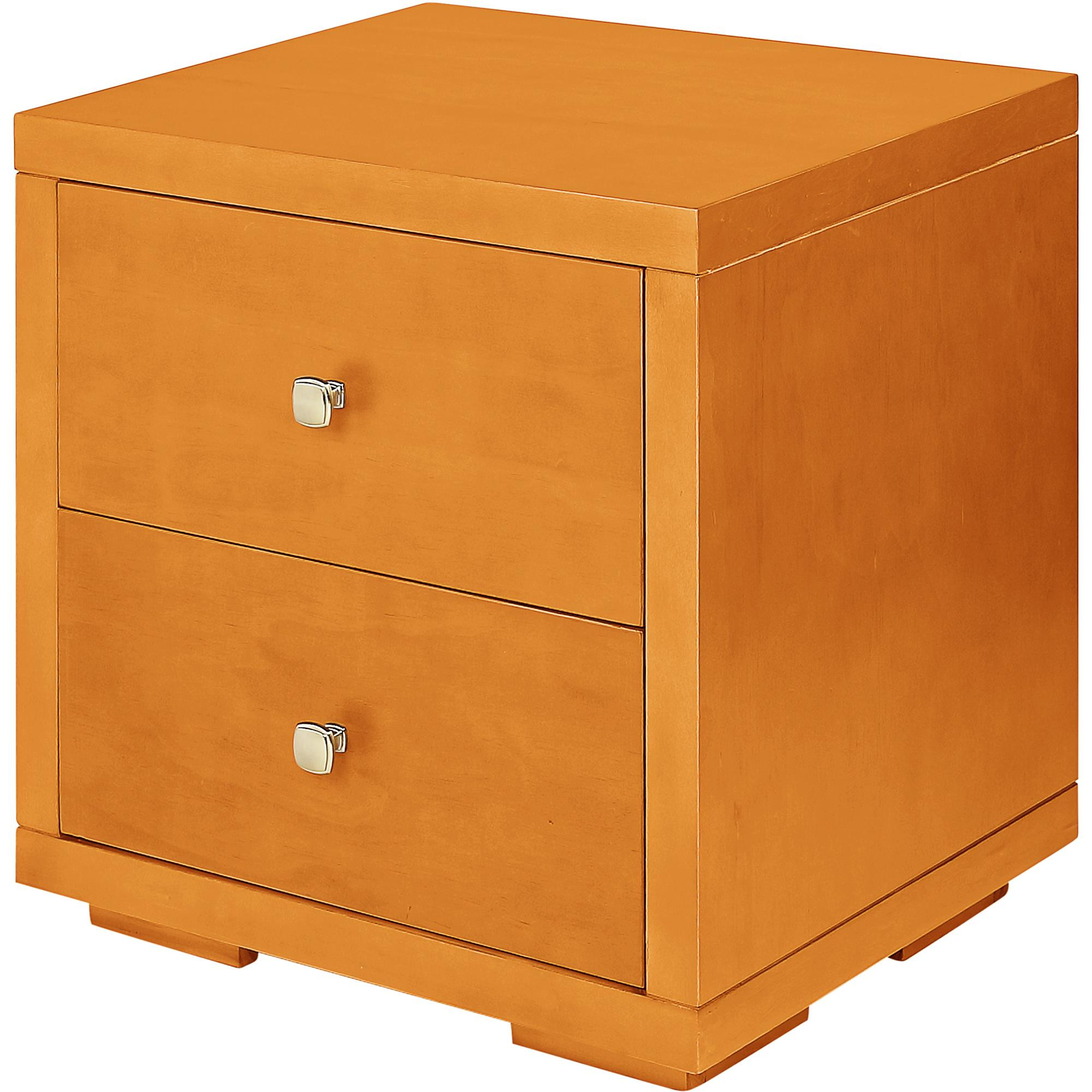 19" Cherry Two Drawer Nightstand-526874-1