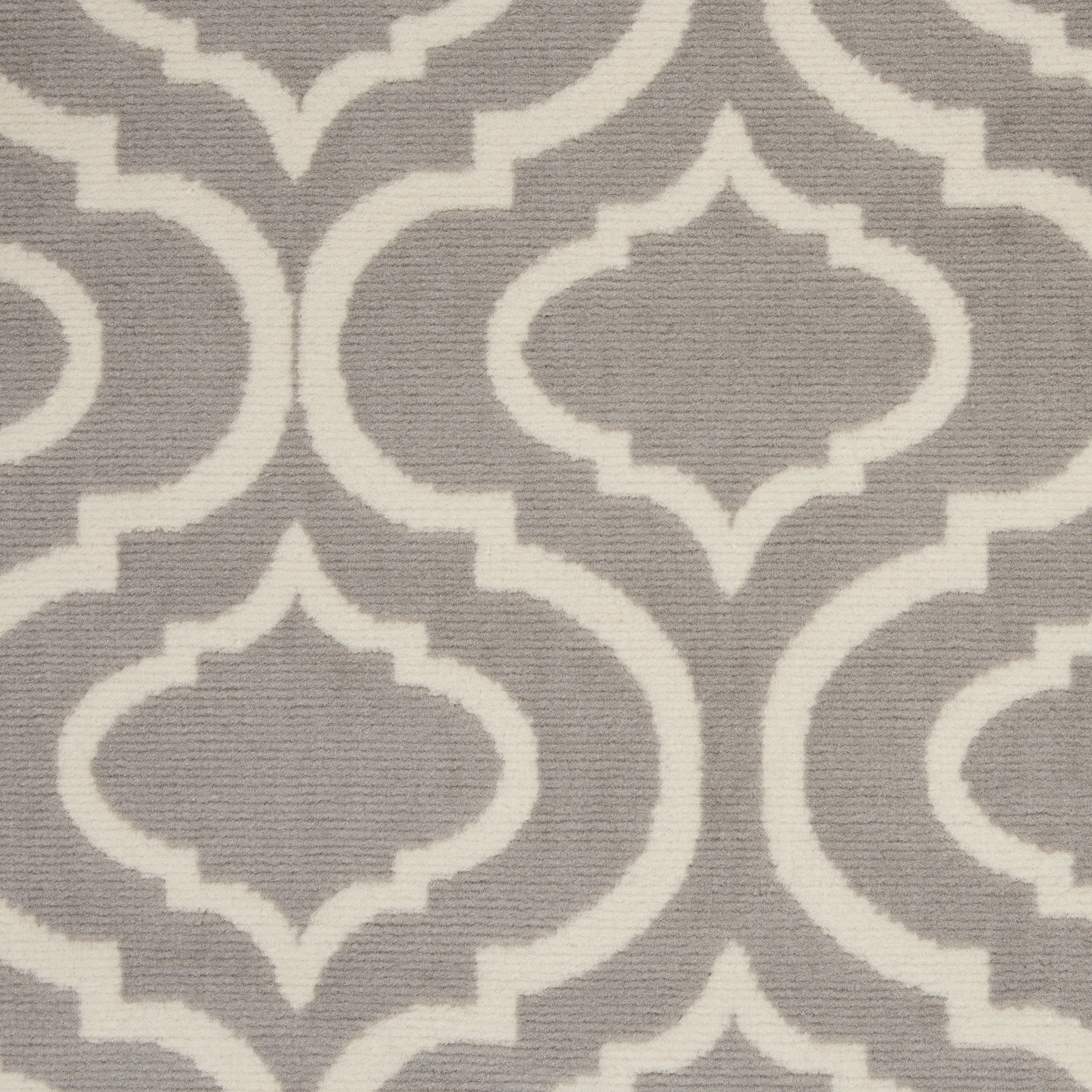 6" X 9" Gray Moroccan Power Loom Area Rug