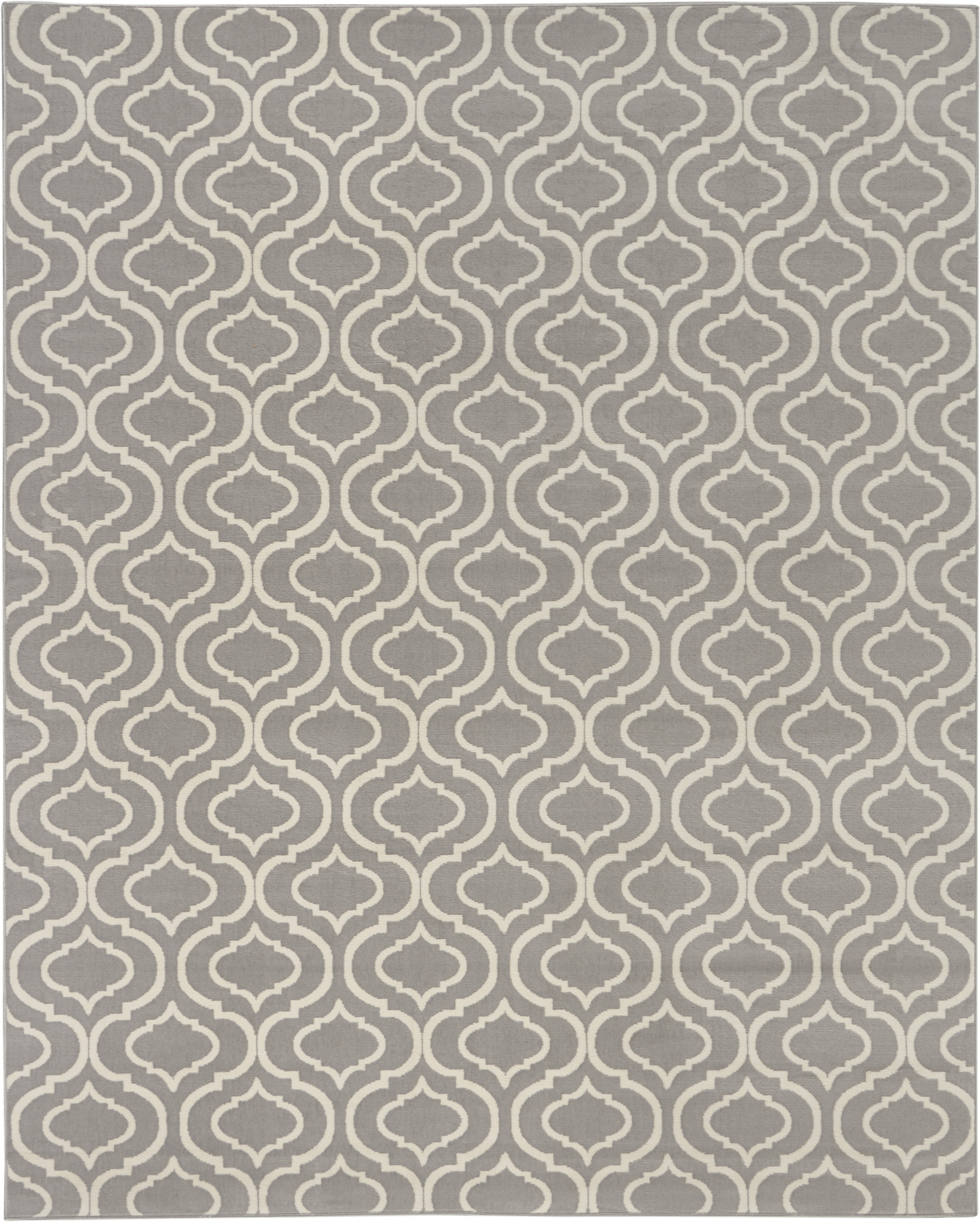 8" X 10" Gray Moroccan Power Loom Area Rug
