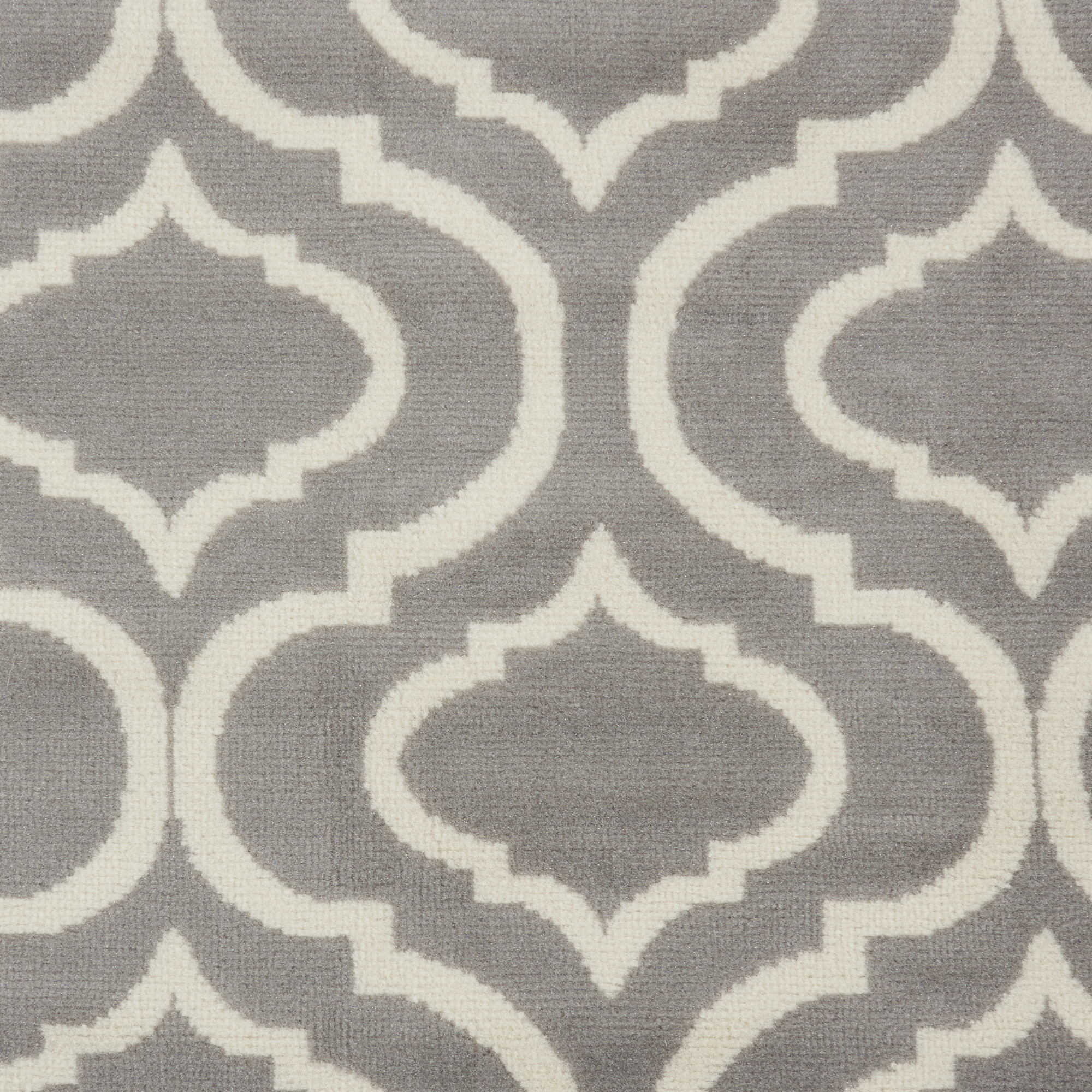 8" X 10" Gray Moroccan Power Loom Area Rug