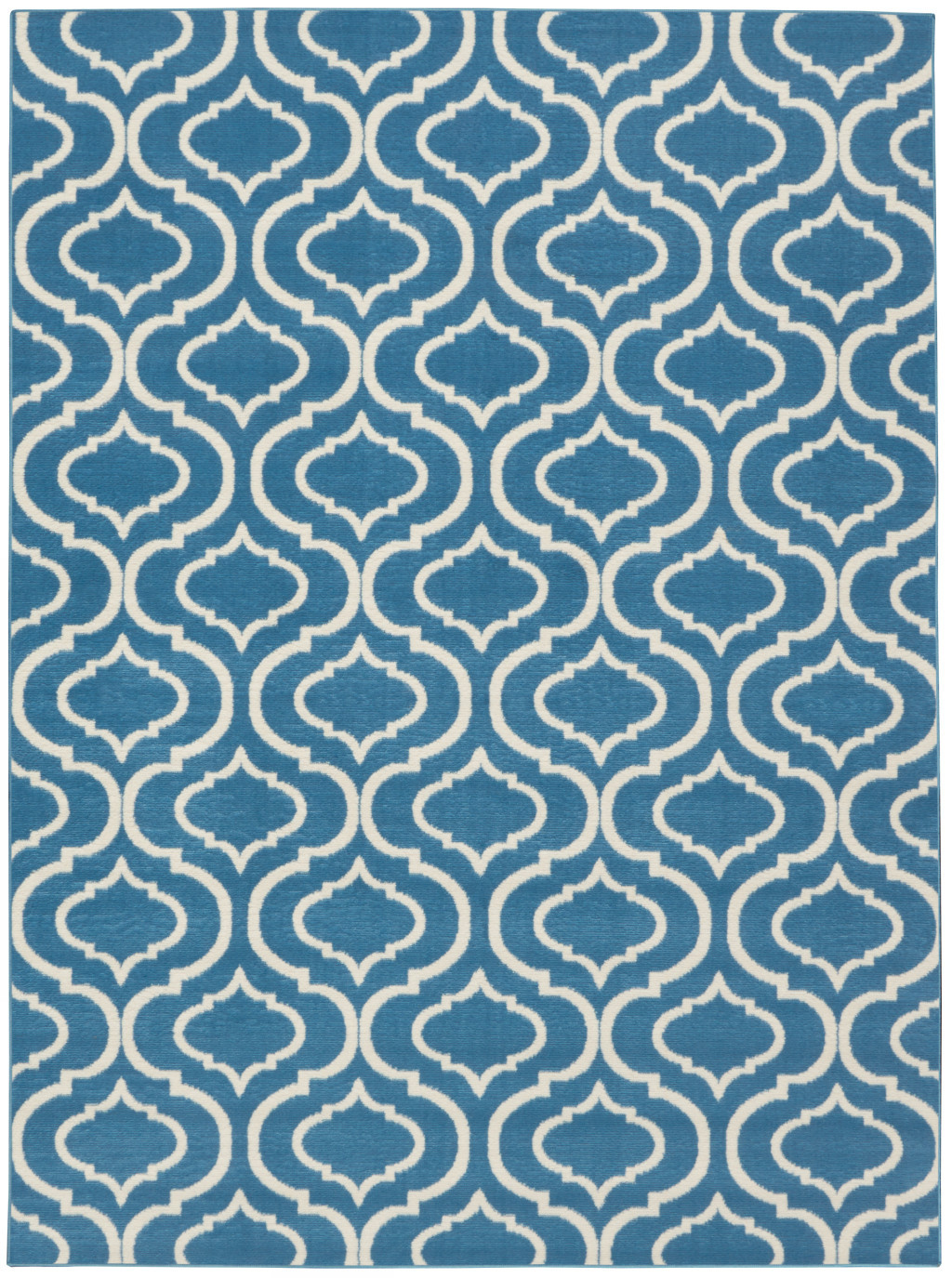 6" X 9" Gray Moroccan Power Loom Area Rug