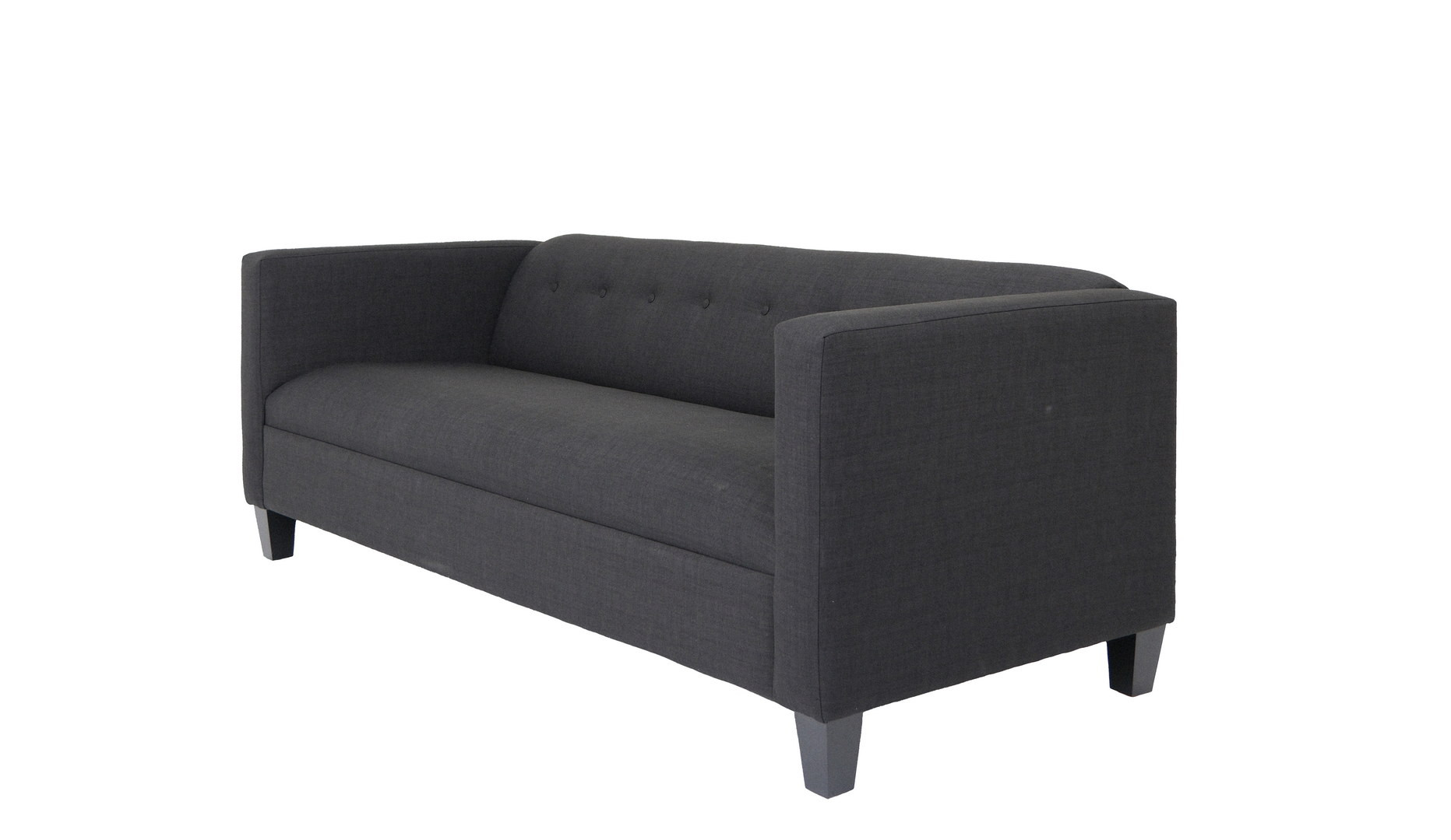 80" Black Polyester Sofa-530468-1