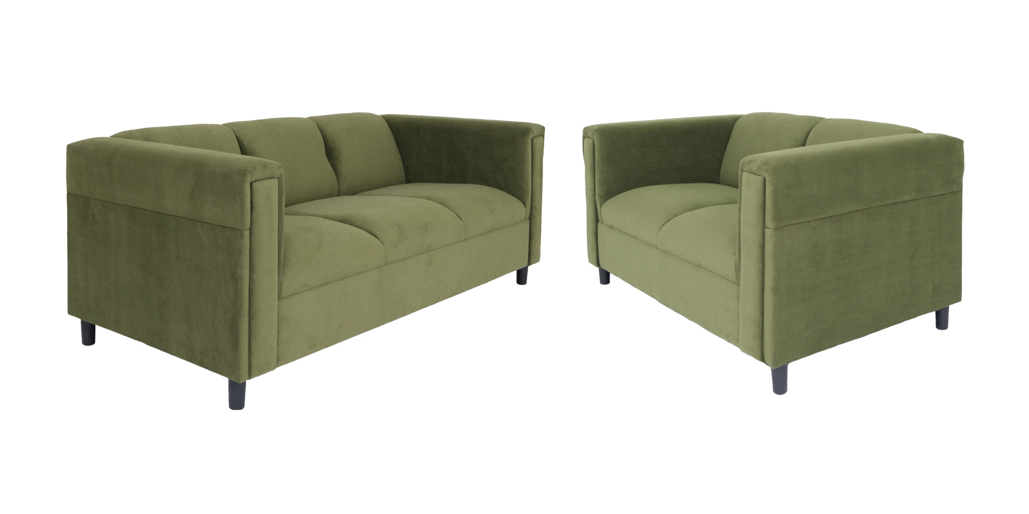 Two Piece Green Five Person Seating Set-530495-1
