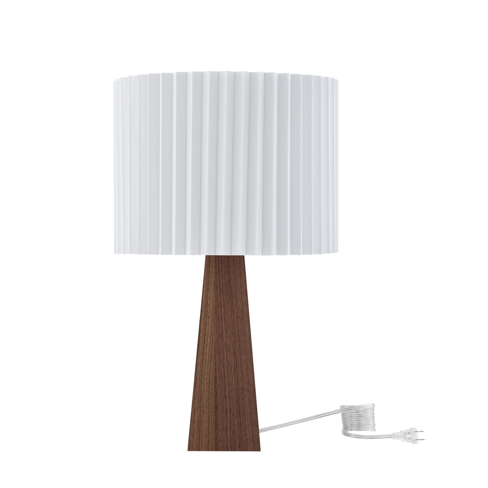 20" Ivory Solid Wood USB Table Lamp With Ivory Drum Shade-530951-1