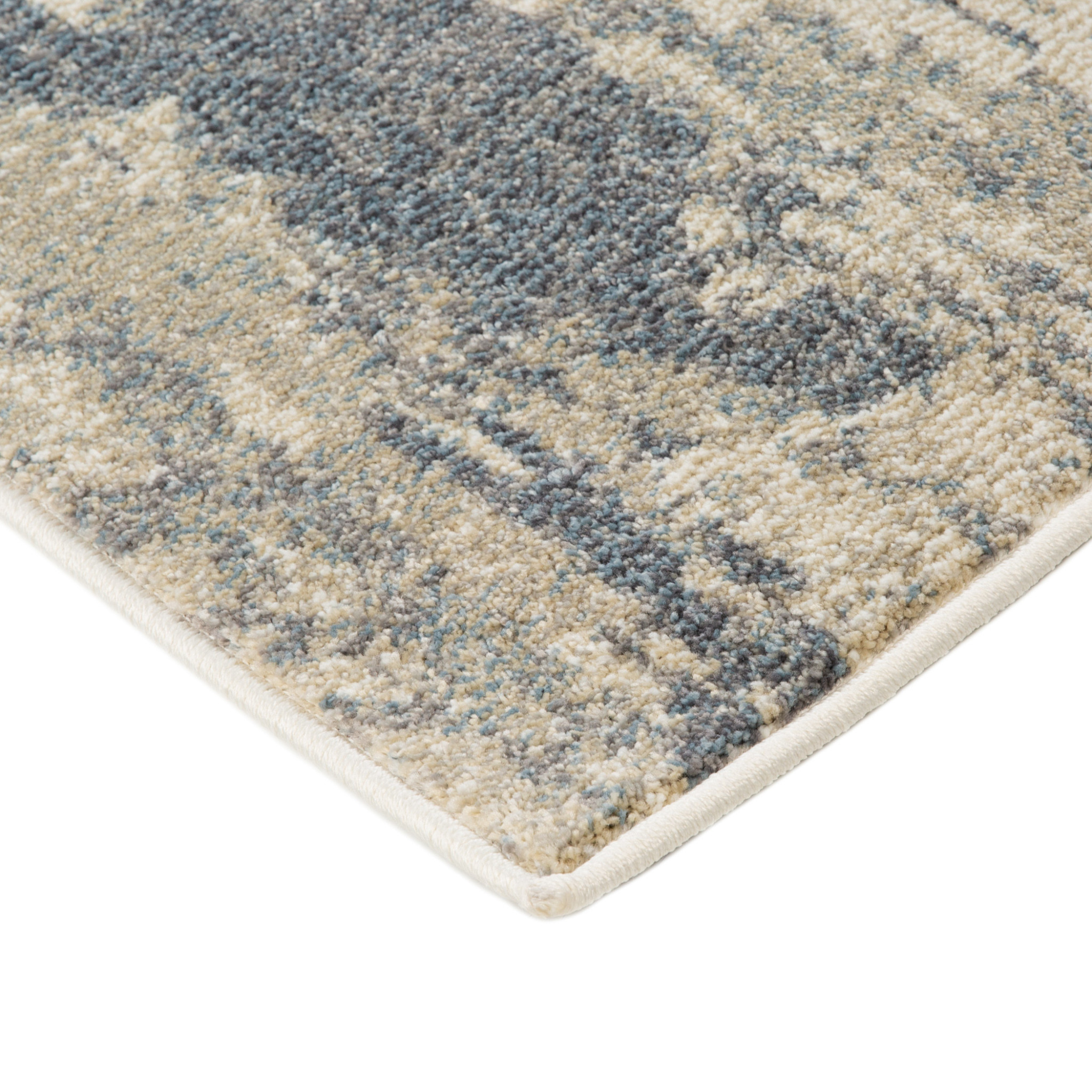 2 x 3 gray Abstract Power Loom Area Rug