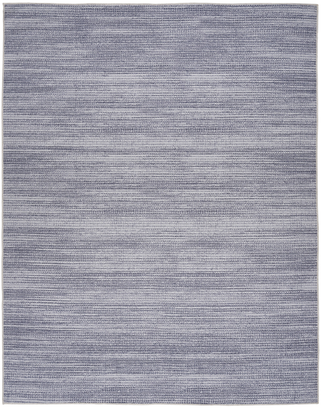 5" X 7" Gray and Ivory Abstract Power Loom Washable Non Skid Area Rug