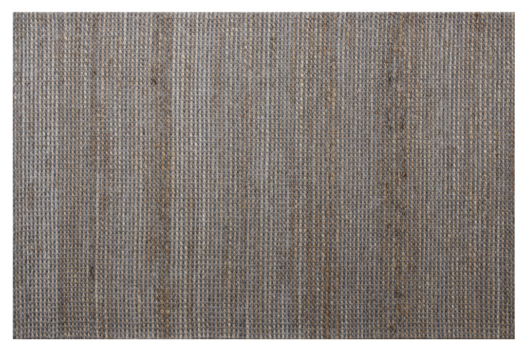 8 x 10 gray Striped Hand Woven Area Rug