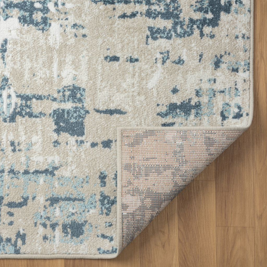 5 x 7 gray Abstract Area Rug