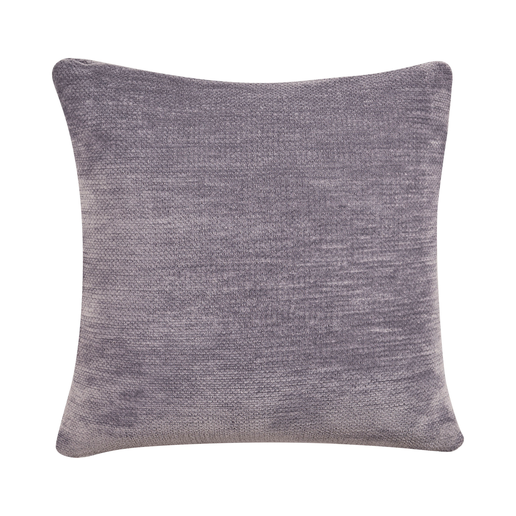 20" X 20" Gray Chenille Zippered Pillow-535253-1