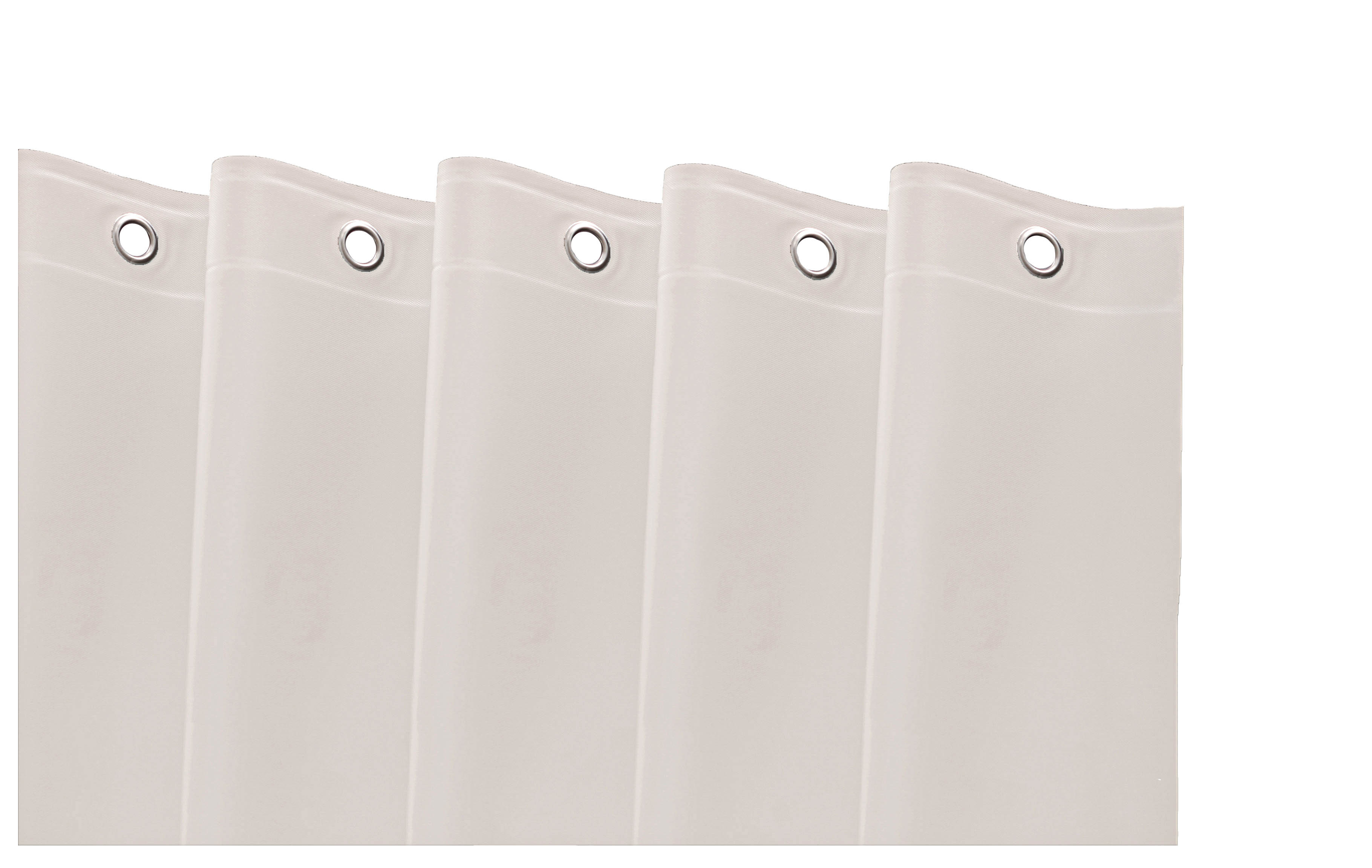 72" White Vinyl Shower Curtain Liner-548966-1