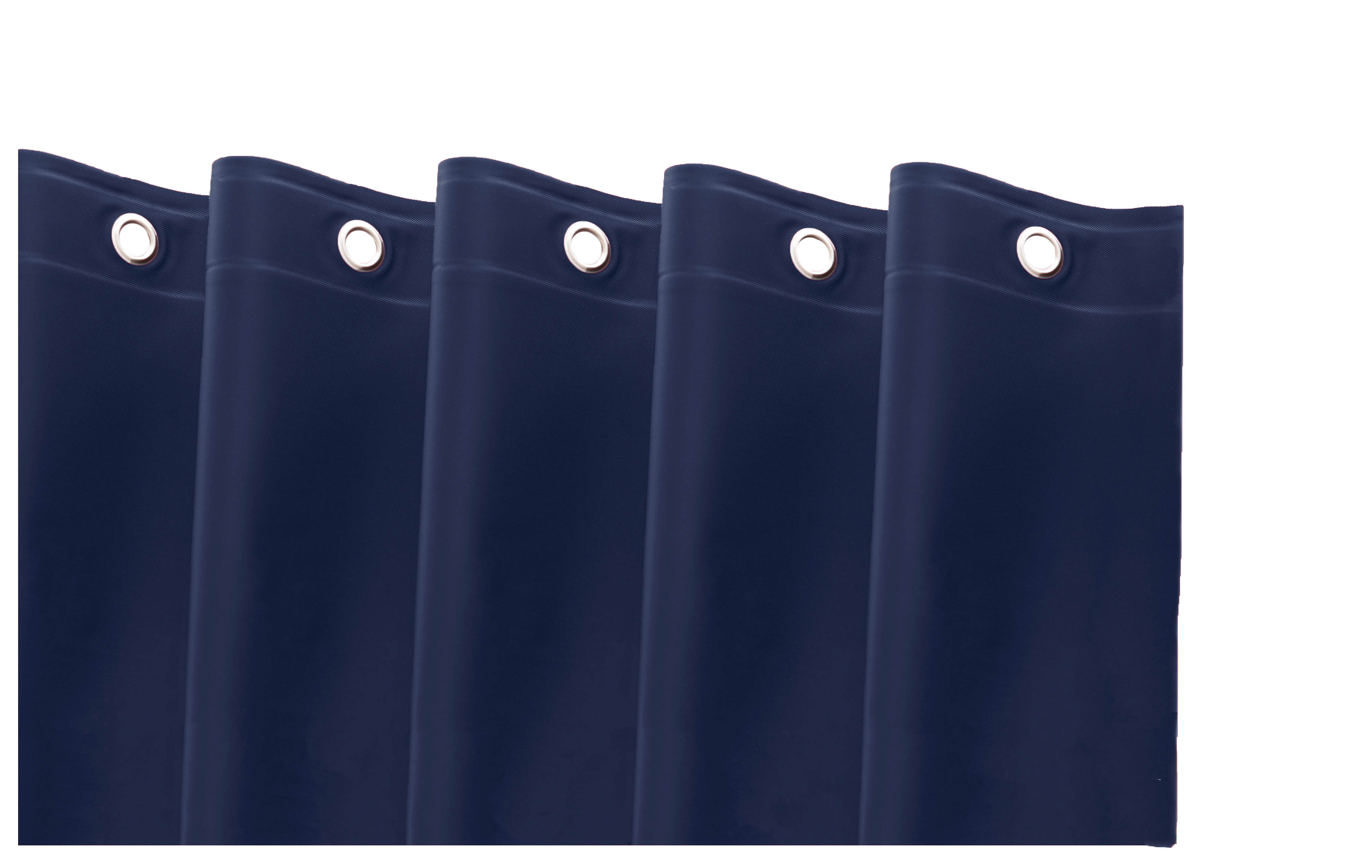 72" Navy Blue Vinyl Shower Curtain Liner-548974-1
