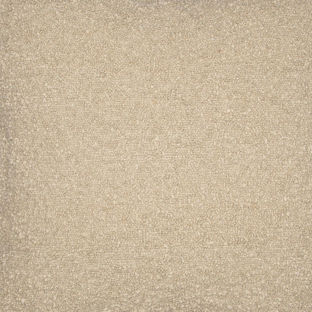 24" Beige Throw Pillow With Shag