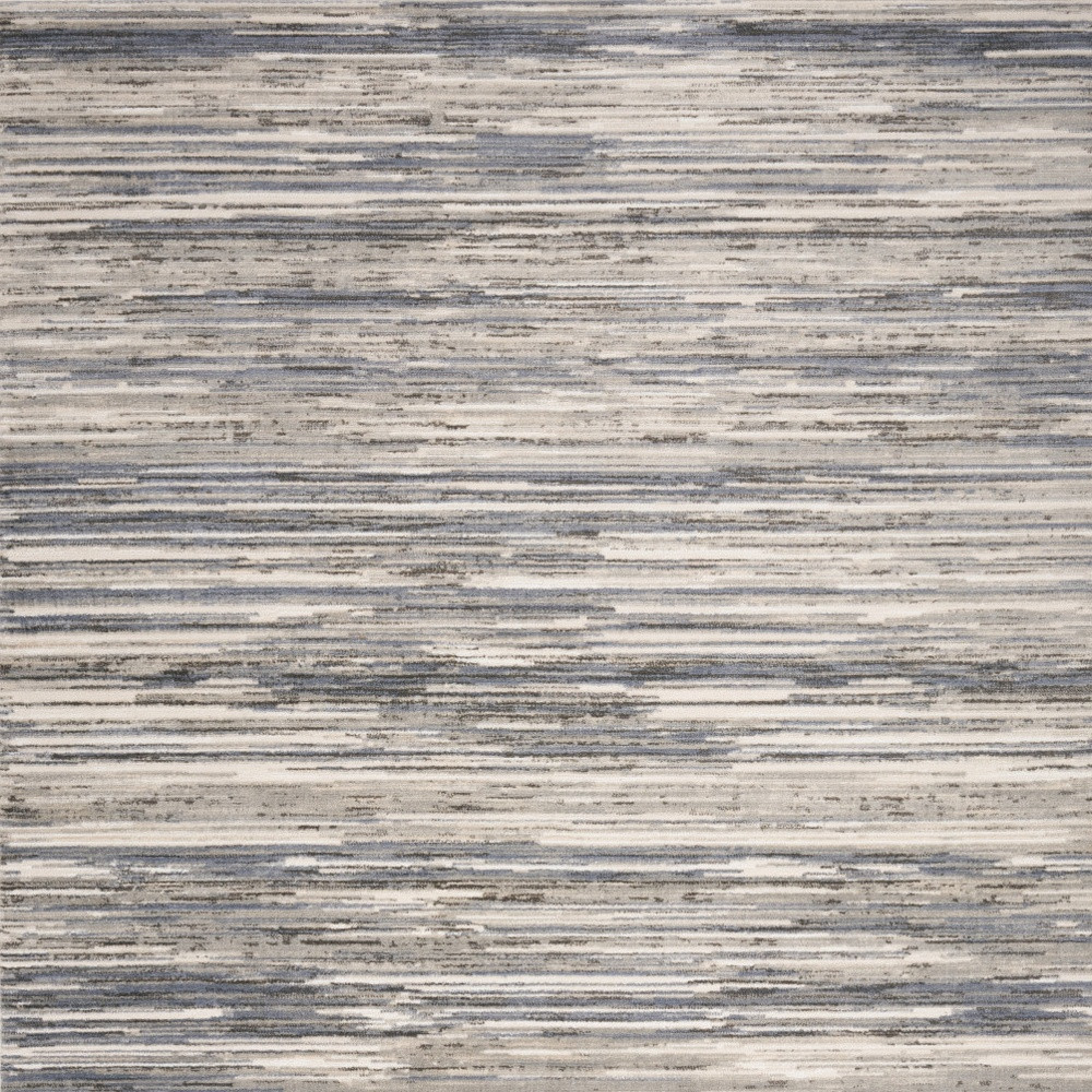 5" X 7" Cream Abstract Distressed Area Rug