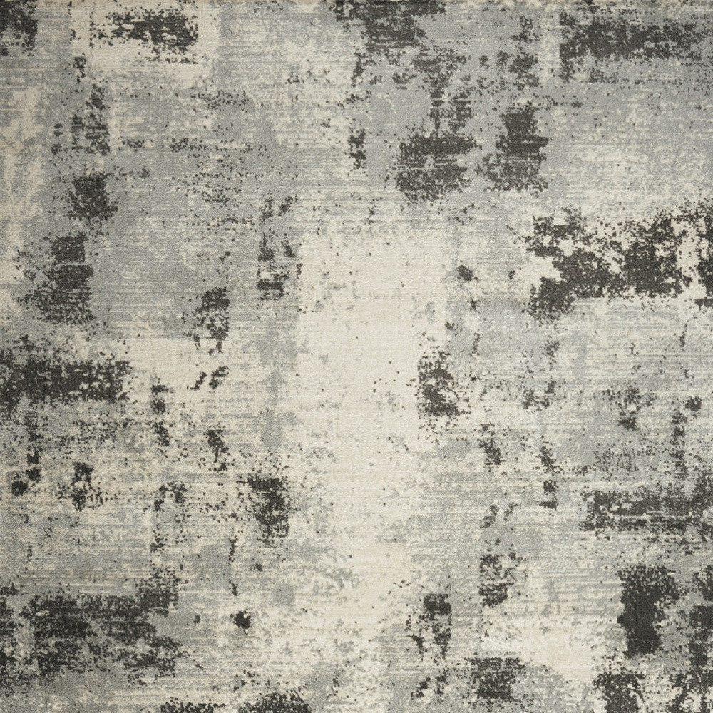 5" X 7" Cream Abstract Area Rug