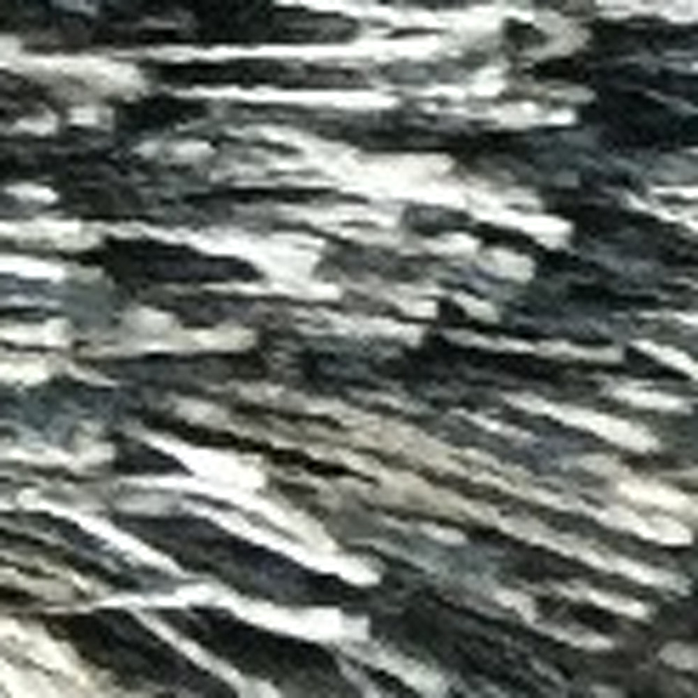 8" X 11" Gray Shag Hand Tufted Area Rug
