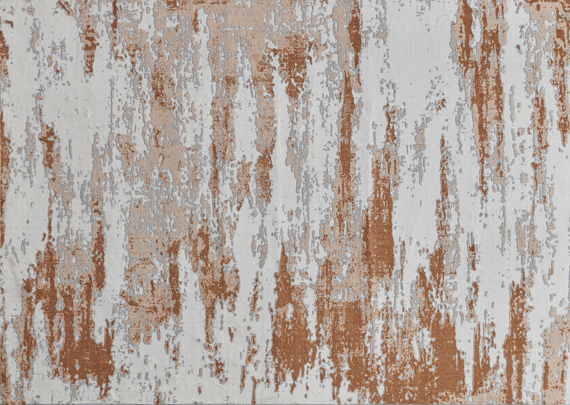 5" X 7" Gray and Brown Abstract Printed Washable Non Skid Area Rug