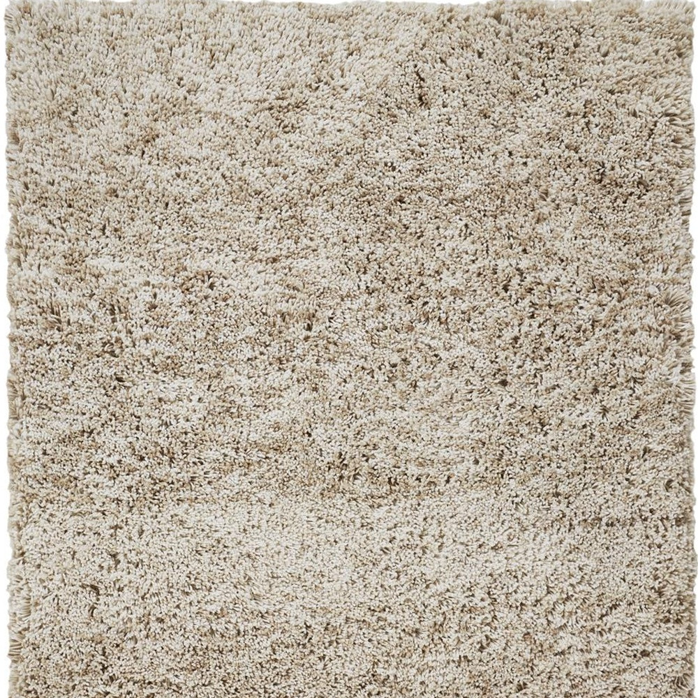 5" X 8" Gray Shag Hand Tufted Area Rug