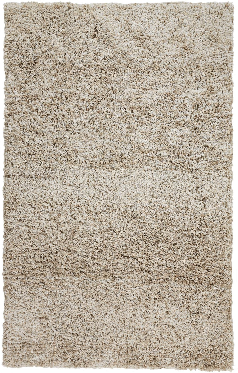 8" X 10" Gray Shag Hand Tufted Area Rug