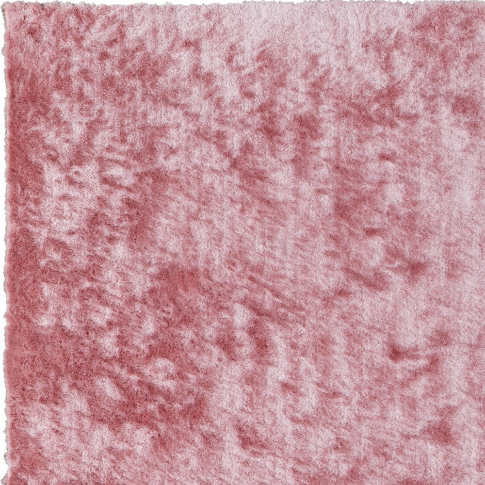 5" X 8" Pink Shag Hand Tufted Area Rug