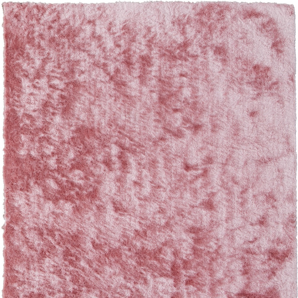 8" X 10" Pink Shag Hand Tufted Area Rug