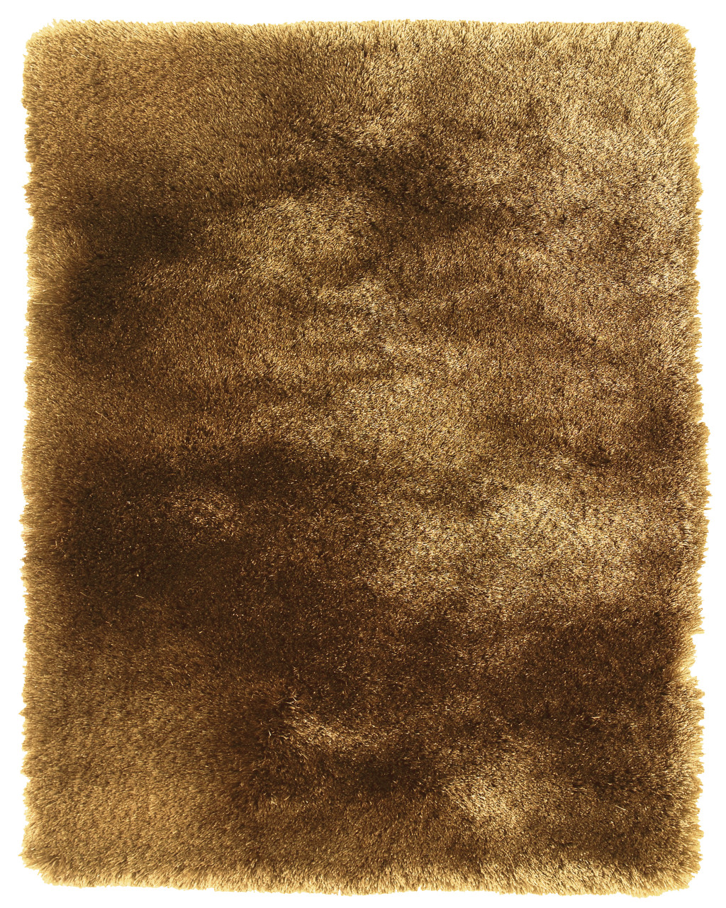 8" X 10" Brown Shag Hand Tufted Area Rug