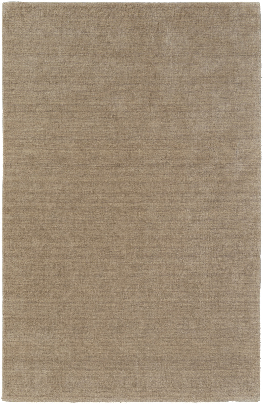 4" X 6" Tan Wool Hand Woven Area Rug