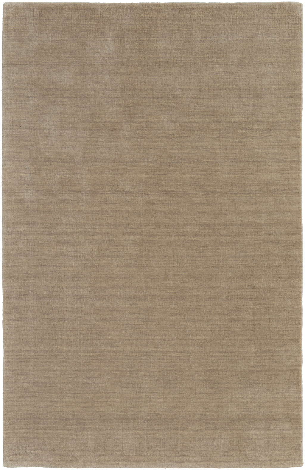 4" X 6" Tan Wool Hand Woven Area Rug