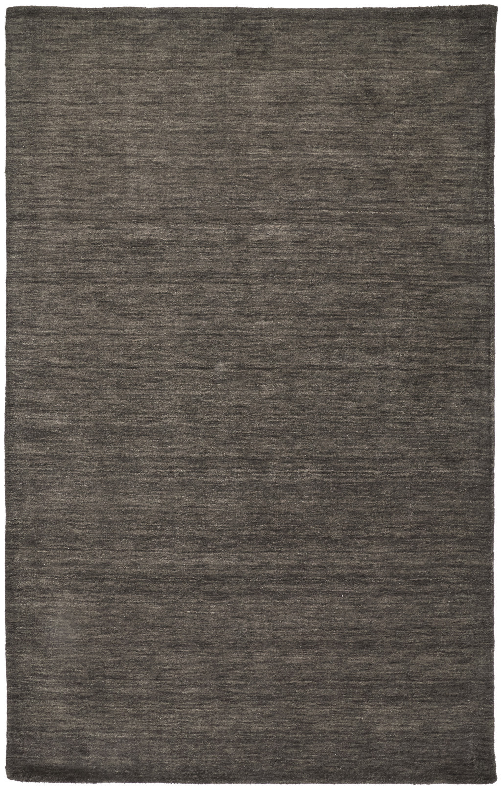8" X 11" Brown Wool Hand Woven Area Rug