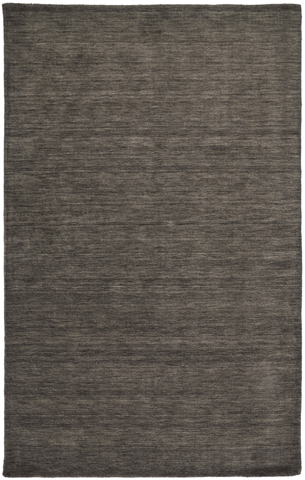 8" X 11" Brown Wool Hand Woven Area Rug