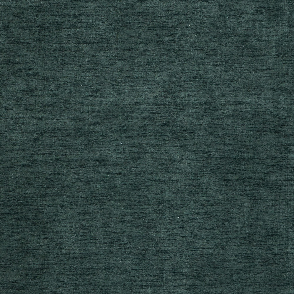 5" X 8" Green Wool Hand Woven Area Rug