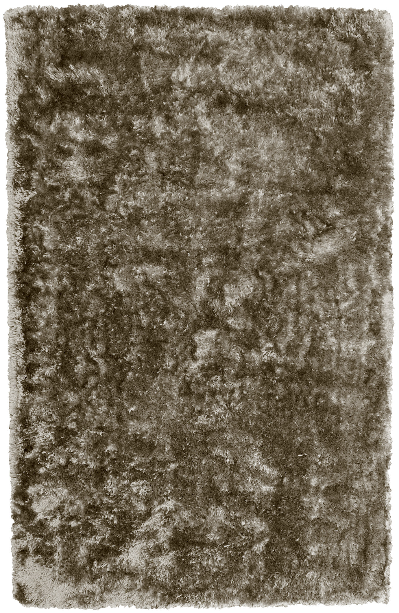 5" X 8" Gold Shag Hand Tufted Area Rug