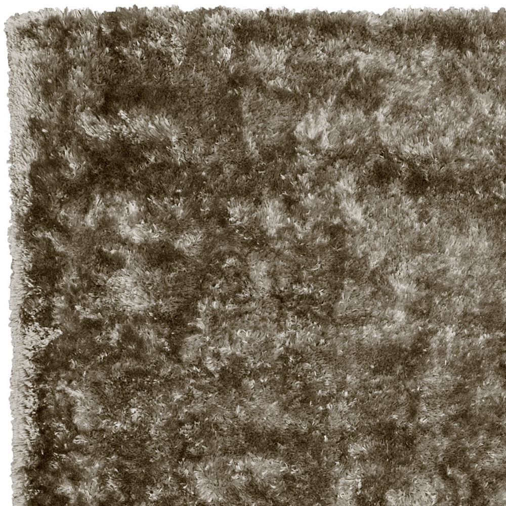 5" X 8" Gold Shag Hand Tufted Area Rug