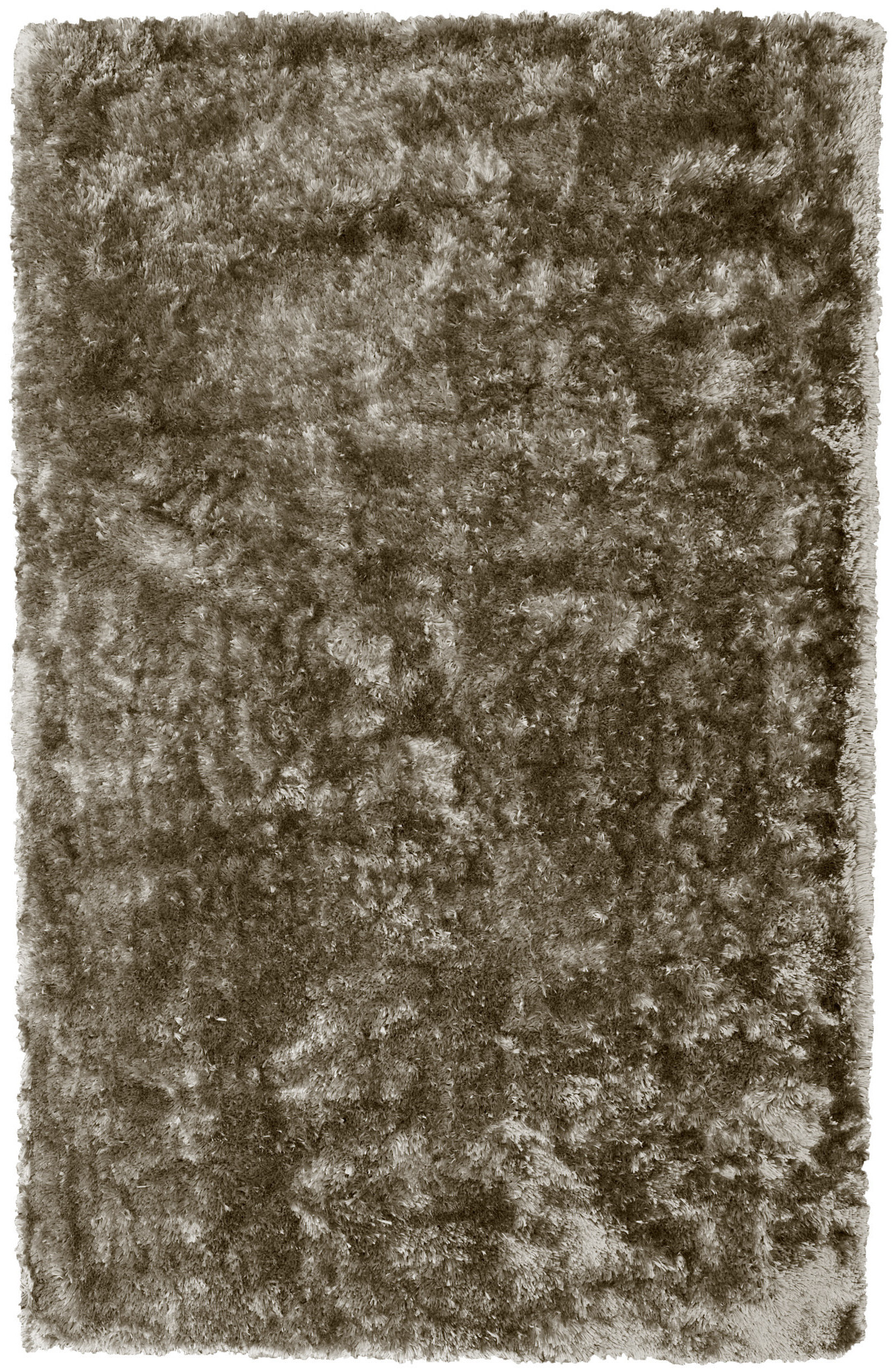 5" X 8" Gold Shag Hand Tufted Area Rug