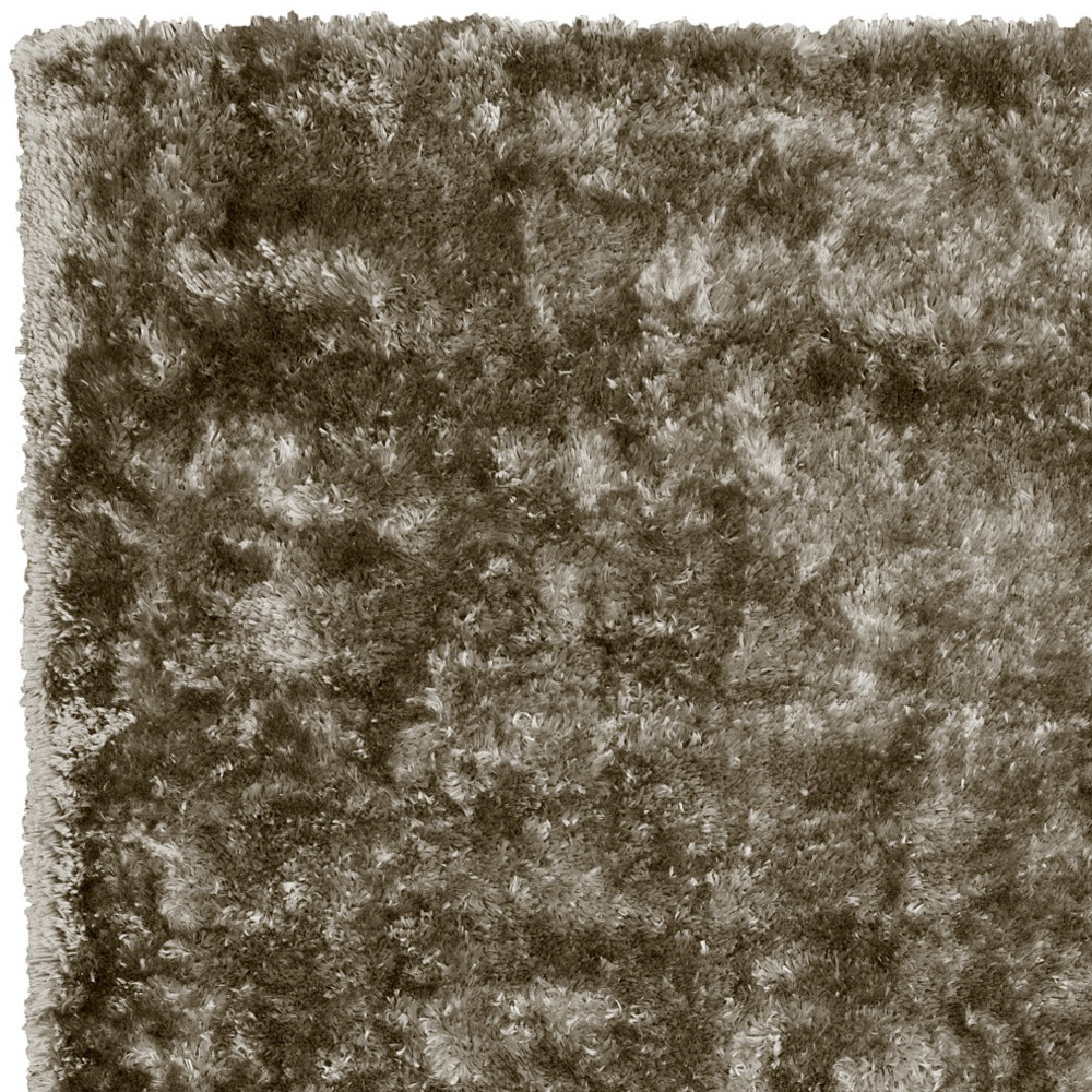 7" X 10" Gold Shag Hand Tufted Area Rug