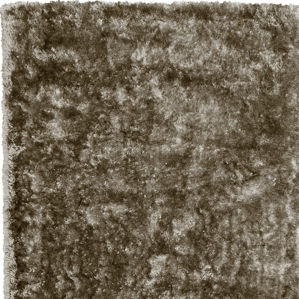 7" X 10" Gold Shag Hand Tufted Area Rug