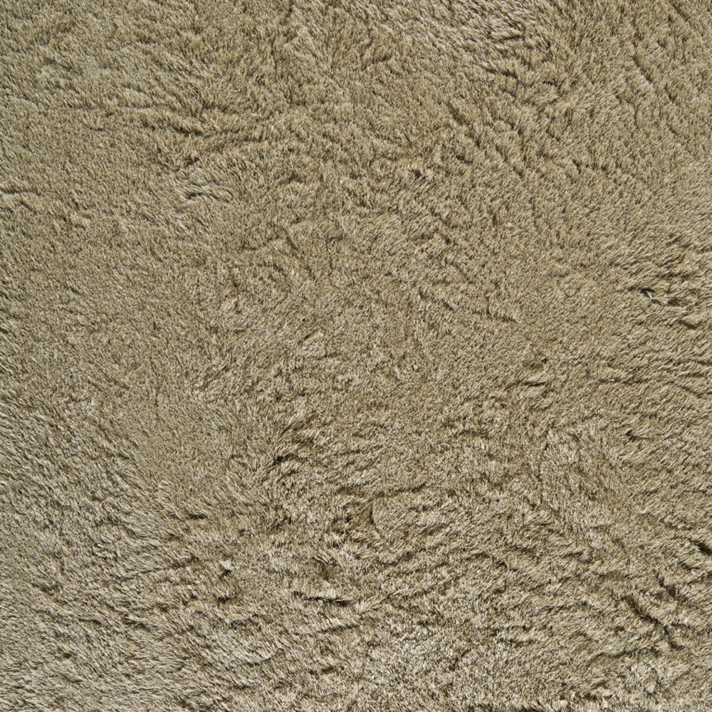 5" X 8" Tan Shag Hand Tufted Area Rug