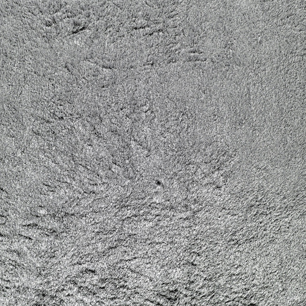 9" X 12" Gray Shag Hand Tufted Area Rug