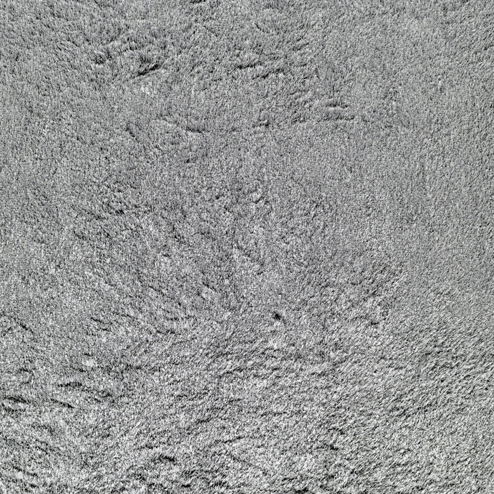 9" X 12" Gray Shag Hand Tufted Area Rug