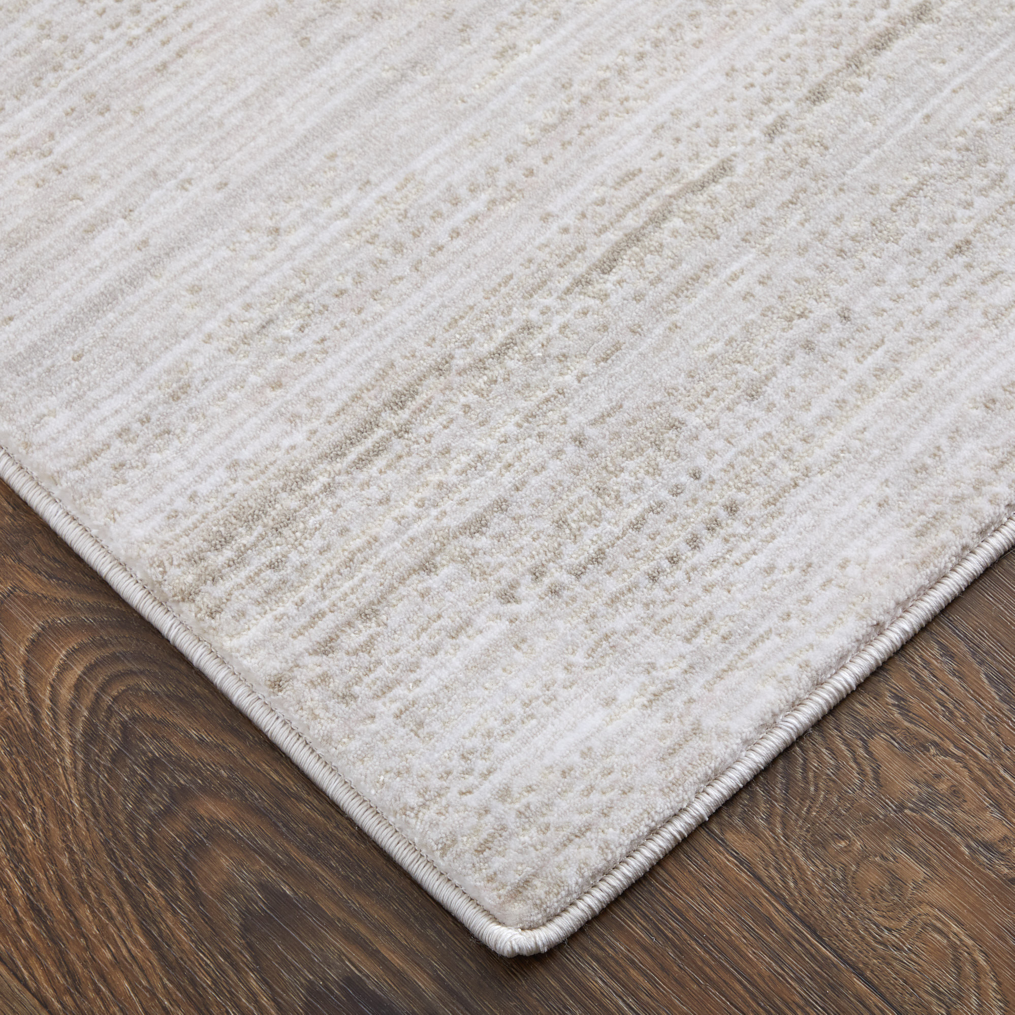 7" X 10" Ivory Power Loom Area Rug