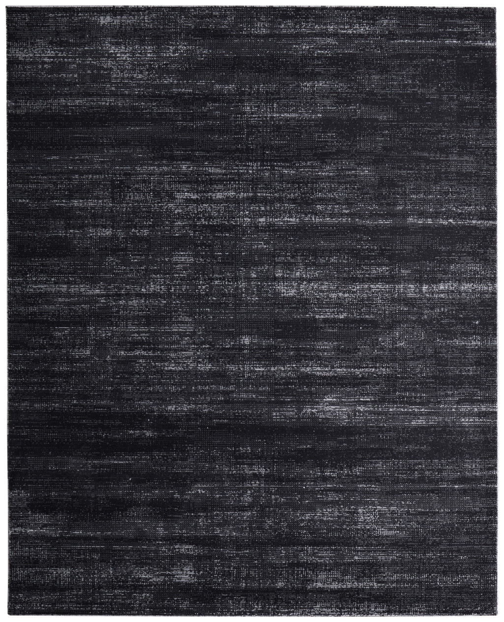 8" X 10" Black and Gray Power Loom Area Rug
