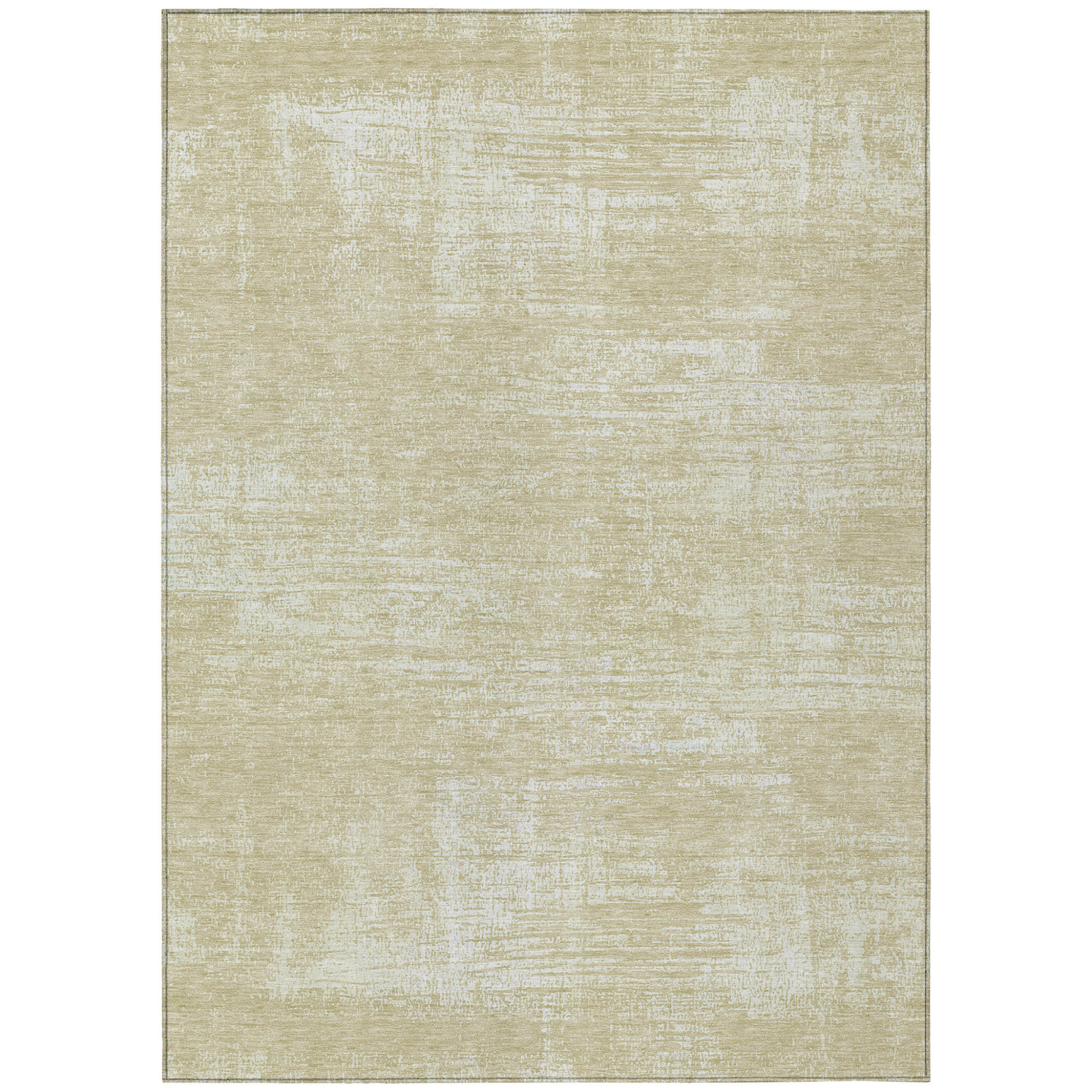 8' X 10' Beige Tan And Taupe Abstract Washable Indoor Outdoor Area Rug-588765-1